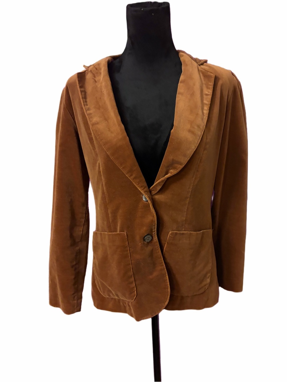 🆕💜 Vintage Diane Rich Brown Velvet Blazer Jacket Women’s Retro